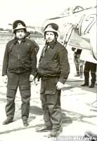 М.А. Григоренко и С.М. Ермаков у самолёта Як-28 У