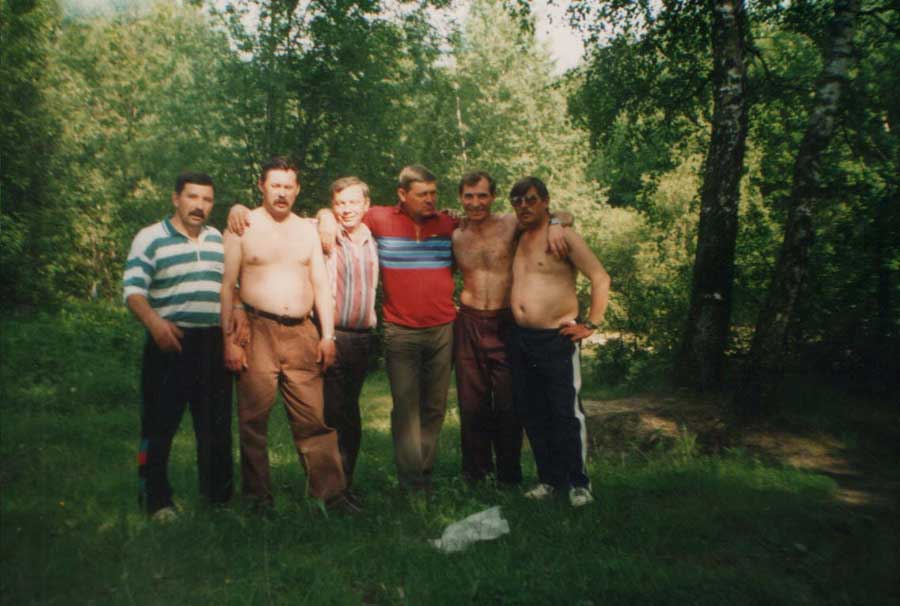 Встреча ветеранов 979го иап. Слева направо: Виталий Соколов, Борис Спасенко, Виктор Синюков, Малашенко, Владимир Калашник 
